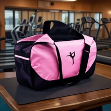 Sac à dos de tapis de yoga - Sac de fitness Sac de voyage Grande capacité Sac de bagage Sac de gym Sac de voyage Sac à bandoulière décontracté Sac de rangement pour accessoires de yoga (unisexe)