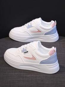 1pair Women's Sporty Fashion Casual Versatile Lightweight Breathable Sneakers