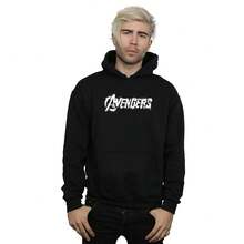 Marvel Sudadera con capucha para hombre de Avengers (Negro) - Negro - Ver 2