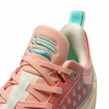 XTEP You Yun 8th Generation Lightweight Basketball Shoes For Men - Almond Yellow/Impatiens Powder - View 5