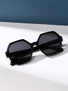 Retro Geometric Polarized Sunglasses, Plastic Fashion Eyewear, Classic Design For Outdoor Sports, Cycling, Travel, Beach, Driving, Fishing, Summer UV Protection Fashionable Shade Elegant Outfit Family Outings Travel Vacation Holiday For Summer Beach Vacation,Outdoor,Travel