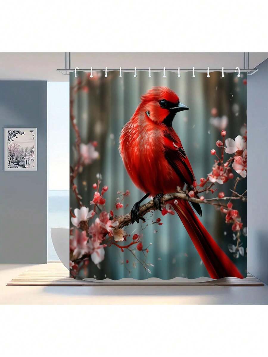 1 件 MG192 设计浴帘，轻盈优雅的图案，带塑料挂钩，不透明浴帘，图案浴室装饰套装，面料，颜色优雅的防水浴室浴帘，浴室配件，家居装饰 - MQ192 - 查看 1