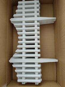 4 piezas/6 piezas/12 piezas/24 piezas Cercas de plástico PVC, para decorar jardines, césped, villas, patios, granjas, huertos, paisajes exteriores, etc.