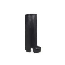 Knee High Fold Over Boots Roy-2 Liliana - Black - View 7