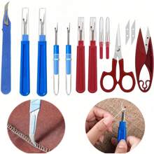2/5/8pcs Stainless Steel Seam Ripper Set - Seam Ripper, Thread Ripper And Thread Snips, Suitable For Sewing And Home Supplies - Multicolor - View 2