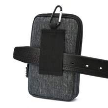 Túi đeo hông di động có thể đeo qua thắt lưng, bên trong có các dải phản quang có thể đựng điện thoại di động, nhiều loại tài liệu cũng như các vật dụng nhỏ như tiền xu và chìa khóa - Màu xanh lam - Xem 3