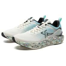 XTEP 減震旋11.0跑步鞋男緩震跑鞋976219110026帆白/淺碧波藍/螢光粉綠 - 帆白/淺碧波藍/螢光粉綠 - 查看 2