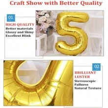 Bóng bay số màu xanh 16/32 inch kỹ thuật số từ 0 đến 9 bóng bay khí heli trang trí tiệc sinh nhật bóng bay bơm hơi đồ dùng cho đám cưới, bóng bay số màu xanh khổng lồ bóng bay khổng lồ bóng bay vũ hội bóng bay số lớn bằng lá heli Mylar dùng để trang trí tiệc sinh nhật/đám cưới/kỷ niệm - R4-màu xanh thuần khiết - Xem 3