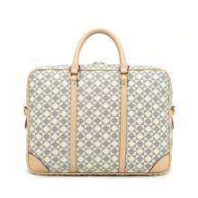 时尚电脑包，大容量商务公文包，手提包，手提袋，旅行和办公电脑斜挎包。PVC 包。笔记本电脑包 笔记本电脑包 笔记本电脑内胆包 电脑包 笔记本电脑保护套 iPad 包 教室 学校 书 教师 学院 - 白色 - 查看 3