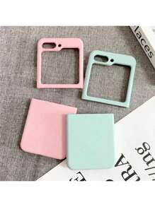 Case Cover For Z FLIP 6 Silicone Case Velvety Protective Case Silicone Premium Film - Màu xanh lam - Xem 5
