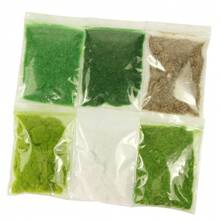 60G Different Color Flock Adhesive Static Powder Model Miniature Tree Foliage, Grass Tufts For HO N Scale Train Railway Models,Model Grass,Model Trains,711 Model