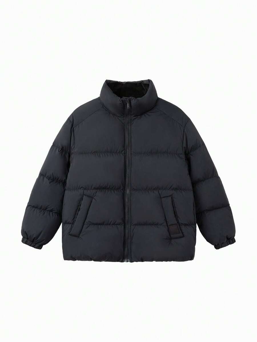 Balabala Tween Girl Down Jacket Boys Girls New Winter Parent-Child Outfit - Black - View 1