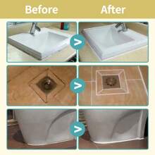 Doeyvose Waterproof & Mold-Resistant Tile Grout - Gel Sealant For Kitchen & Bathroom Edges, Compatible With Marble/Concrete - White - View 4