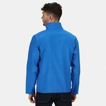 Classic Mens Water Repellent Softshell Jacket (Black) - 黑色 - 查看 3
