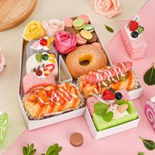 新品 GRAD 糖果盒 字母数字零食盒 毕业托盘收纳盒 坚果零食糖果干果简约收纳盒 派对水果拼盘 零食小吃盘 零食盘