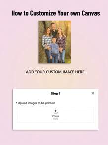 1pc Customizable Framed Canvas,Personalize With Your Photo, Perfect Gift For Family , Wall Art Home Decor, Valentine Day, Valentine Day Decor Gifts Birthday Graduation,Multi-Functional, ,Anti-Mold,Ornamental,Reusable,Exquisite,Stylish,High-Quality,Adorable,Modern,Custom,Unique,Personalized,Ideal Gifts For Him,Ideal Gifts For Her,Her,Boyfriend,Girlfriend,Dad,Mom,Family,Friends,Son,Daughter,Kids,For Anniversaries,For Birthdays,For Housewarming,For Graduation,Kitchen,Dining Room,Bedroom,Office,Living Room,Home,Garden,Tea Room,Home Decor