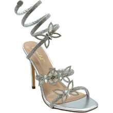 Bonnibel Women Butterfly Rhinestone Strappy High Heels Sandals Patricia-2 - 金色 - 查看 4