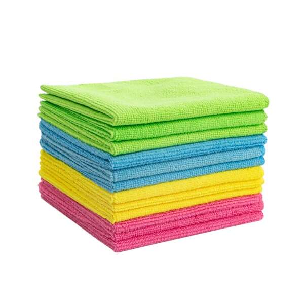 Korean Kitchen Cleaning Cloth, Super Microfiber Automotive Towel, 30*30cm Thick Colored Household Cleaning Towel, Absorbent Floor Cleaning Towel