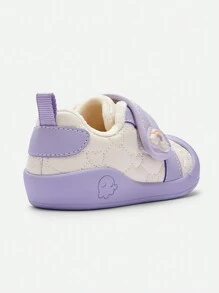 Balabala Kids Breathable Anti-Slip Walking Shoes Boys Girls Simple Stylish Spring Autumn Shoes - Purple - View 5