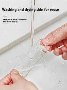 3 件/1 件纳米双面胶带，超粘且透明，适用于墙壁、插座、无损挂钩和其他家用固定装置 - 彩色 - 查看 3