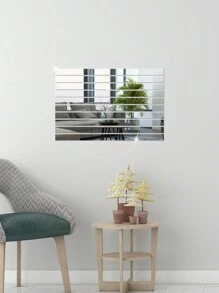 10 piezas de pegatinas de pared de rayas de espejo acrílico, decoración adhesiva extraíble DIY para sala de estar, dormitorio, comedor, baño, alquiler y dormitorio, decoración de pared creativa moderna, pegatinas, decoración de pared, vinilo para decoraciones del hogar, artículos de decoración de primavera para renovar su hogar, pegatinas de decoración de ramas