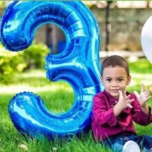 Bóng bay số màu xanh 16/32 inch kỹ thuật số từ 0 đến 9 bóng bay khí heli trang trí tiệc sinh nhật bóng bay bơm hơi đồ dùng cho đám cưới, bóng bay số màu xanh khổng lồ bóng bay khổng lồ bóng bay vũ hội bóng bay số lớn bằng lá heli Mylar dùng để trang trí tiệc sinh nhật/đám cưới/kỷ niệm - R4-màu xanh thuần khiết - Xem 6