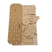 1 cái Lịch trang trí ngày lễ Giáng sinh thủ công bằng gỗ - Nhiều màu - Xem 10