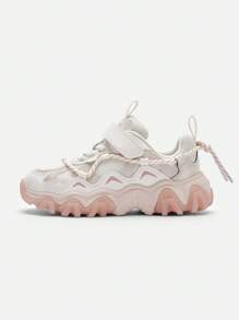 Balabala Kids Sports Shoes Girls Mesh Anti-Slip 2024 Winter Sneakers