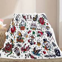 Chăn bông phong cách Bohemian - Vỏ bọc ghế sofa bốn mùa mềm mại và ấm cúng, Quà tặng cá nhân hóa với họa tiết hình học và hoa, Bộ đồ giường bằng polyester dệt kim nhẹ có thể giặt bằng máy, Chăn trang trí cổ điển đa năng - nhiều màu - Xem 9