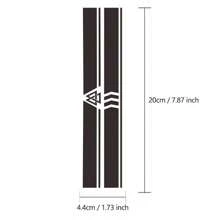 Dual-Purpose Arm Cuff Tattoo - 1set Black Geometric Pattern Unisex Temporary Arm Band Tattoos - Long-Lasting 3-7 Days - Black - View 5