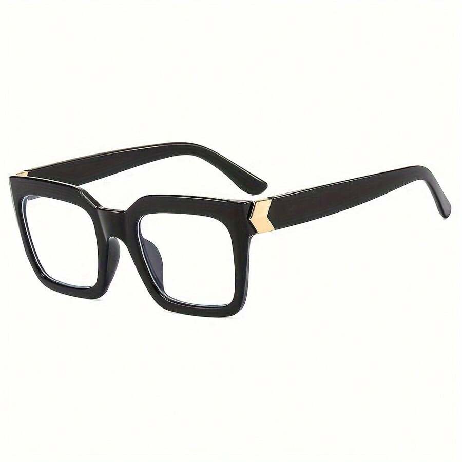 Blue Light  Blocking Glasses For Men And Womens Anti Blue Light Resistant Glasses With Leopard Print For Both Men And Women, Suitable For Driving Outdoors, Square Shaped For Reading/Computer Reading Glasses For Women, Fashionable Glasses For Women, Transparent Lenses For Cat's Eyes, Designed For Computer Glasses To Protect The Transparent Lenses And Reduce Eye Fatigue From Computer, TV, And Gaming