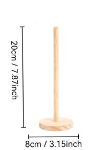 1 Stück Hölzerner abnehmbarer Scrunchie-Halter und Organizer für Haraccessoires von Kindern, perfekt für Haarklammern und Haargummis, stilvoller hölzerner Ständer, ideal als Geschenk zur Einschulung, zu Feiertagen, Weihnachten und Neujahr, verbessert die Haarpflege-Routine Ihres Kindes mit dieser funktionalen und schicken Aufbewahrungslösung, perfekt für Valentinstags-Überraschungen und den täglichen Gebrauch, hält Haraccessoires ordentlich und griffbereit, ein Muss für jede junge Modebegeisterte, Raumdekoration - Holzfarbe - Übersicht 3