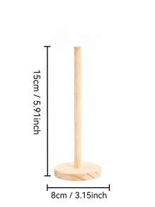 1 Stück Hölzerner abnehmbarer Scrunchie-Halter und Organizer für Haraccessoires von Kindern, perfekt für Haarklammern und Haargummis, stilvoller hölzerner Ständer, ideal als Geschenk zur Einschulung, zu Feiertagen, Weihnachten und Neujahr, verbessert die Haarpflege-Routine Ihres Kindes mit dieser funktionalen und schicken Aufbewahrungslösung, perfekt für Valentinstags-Überraschungen und den täglichen Gebrauch, hält Haraccessoires ordentlich und griffbereit, ein Muss für jede junge Modebegeisterte, Raumdekoration - Holzfarbe - Übersicht 4