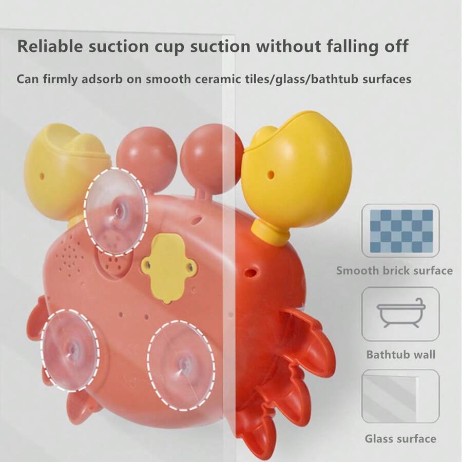 Baby Bath Shower Spray Bathtub Swimming Pool Bubble Blower Crab Shaped
