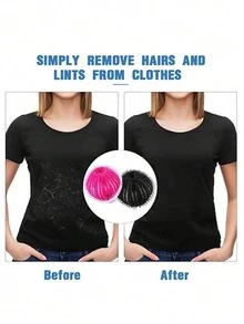 洗衣除毛器，除毛洗衣球，可重复使用洗衣机衣物宠物毛发捕捉器，用于去除宠物毛发的洗衣球，防缠绕洗衣机配件，可重复使用衣物污渍和毛发吸收剂清洁助剂（颜色随机） - 彩色 - 查看 2