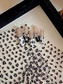 1pc Popular Leopard 3D Sliders For Nail Art Decorations Cute Animal Print Sticker Decal Polish Manicure Tattoo Tips - Multicolor - View 3