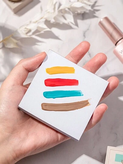 Disposable Waterproof Nail Art Palette With Thick Double-Sided Adhesive, For Painting, Mixing, Waterproof Color Mixing Paper, Nail Art Tools,Back To School,School Supplies