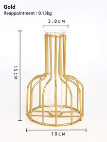 Chậu cây kim cương tròn bằng sắt rèn sang trọng nhẹ nhàng Trang trí đơn giản Trang trí cho nhà, phòng ăn, phòng khách, tiền sảnh Sáng tạo trang trí có chủ đích - Nhiều màu - Xem 9