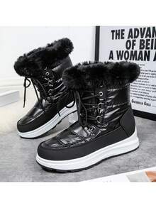 Stivaletti invernali da donna taglie forti, stivali corti casual con fodera calda, adatti per viaggi, attività all'aperto, guida, ufficio, ideali anche come regalo per anziani o fidanzate