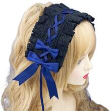 1 件女士多色蝴蝶结装饰头带，洛丽塔巴洛克少女风格，适合日常使用、角色扮演、外出、万圣节百搭发饰 - 彩色 - 查看 42