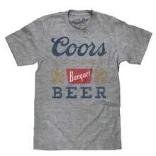 Camiseta con logotipo de la cerveza Coors Banquet - Gris - Multicolor - Ver 1