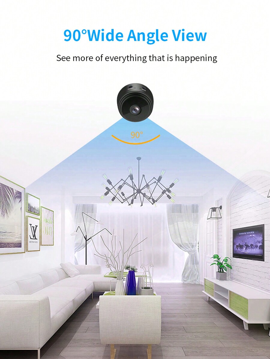 1080P High Definition Smart Camera, Docking Station Designed, BuiltIn