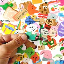 Nayiben 100pcs Cartoon Bear Stickers For Gift Decoration, Waterproof Stickers For Water Bottles, Luggage, Notebooks, Laptops Back To School