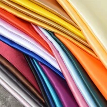 Polyester Satin Fabric By The Yard - 100% Polyester Solid Color Stretch Material For Dresses, Pajamas, Pillowcases, Eye Masks | Hand Wash Only - Cut From 1PC 50x150cm Sheet