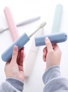 Set de 5/3/1 portavasos para cepillo de dientes de color aleatorio, vaso para enjuague bucal antiderrame, vaso de lavado para el hogar, portacepillos de dientes antiderrame, vaso de almacenamiento multifuncional para cepillo de dientes, vaso de viaje, caja de almacenamiento de viaje. Conjunto portátil de caja de almacenamiento de vaso para cepillo de dientes, vaso para enjuague, almacenamiento de cepillo de dientes y pasta dental, vaso para enjuague y cepillo de dientes de pareja, portacepillos de dientes de viaje portátil, lavado de viaje - Multicolor - Ver 7