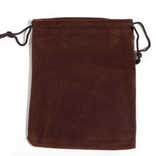 5pcs/10pcs Pack Drawstring Velvet Bags, Earphones, Power Bank, Jewelry Accessories, Jewelry & Cosmetics Packaging Velvet Pouches