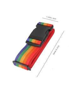 Dây đai hành lý có thể điều chỉnh và dày hơn với khóa kim loại, dây đai đóng gói vali để đi du lịch, dây đai buộc hành lý thiết thực, dây đai buộc chống nổ cho ba lô và dây đai đóng gói hành lý vali, dây đai giữ túi du lịch cho chuyến bay du lịch công tác kỳ nghỉ cho ba lô vali - Nhiều màu - Xem 3