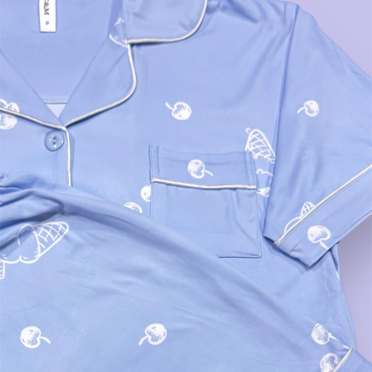 IMPORTED AMERICAN PAJAMAS LOVE COMFORT POST-SURGICAL MATERNITY ASSORTED COLORS - Màu xanh lam - Xem 1