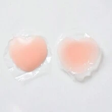 1 Pair Silicone Invisible Adhesive Bra Lift Cups, Prevent Nip Slip, Support And Uplift Bust