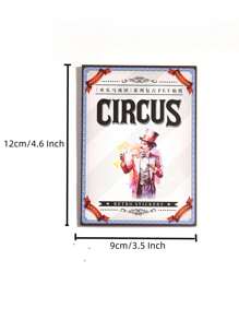 15pcs/Pack Vintage Multi-Size Waterproof Stickers, Cute Animal & Circus Theme For Diary, Journal, DIY, Decoration Back To School - Multicolor - View 10